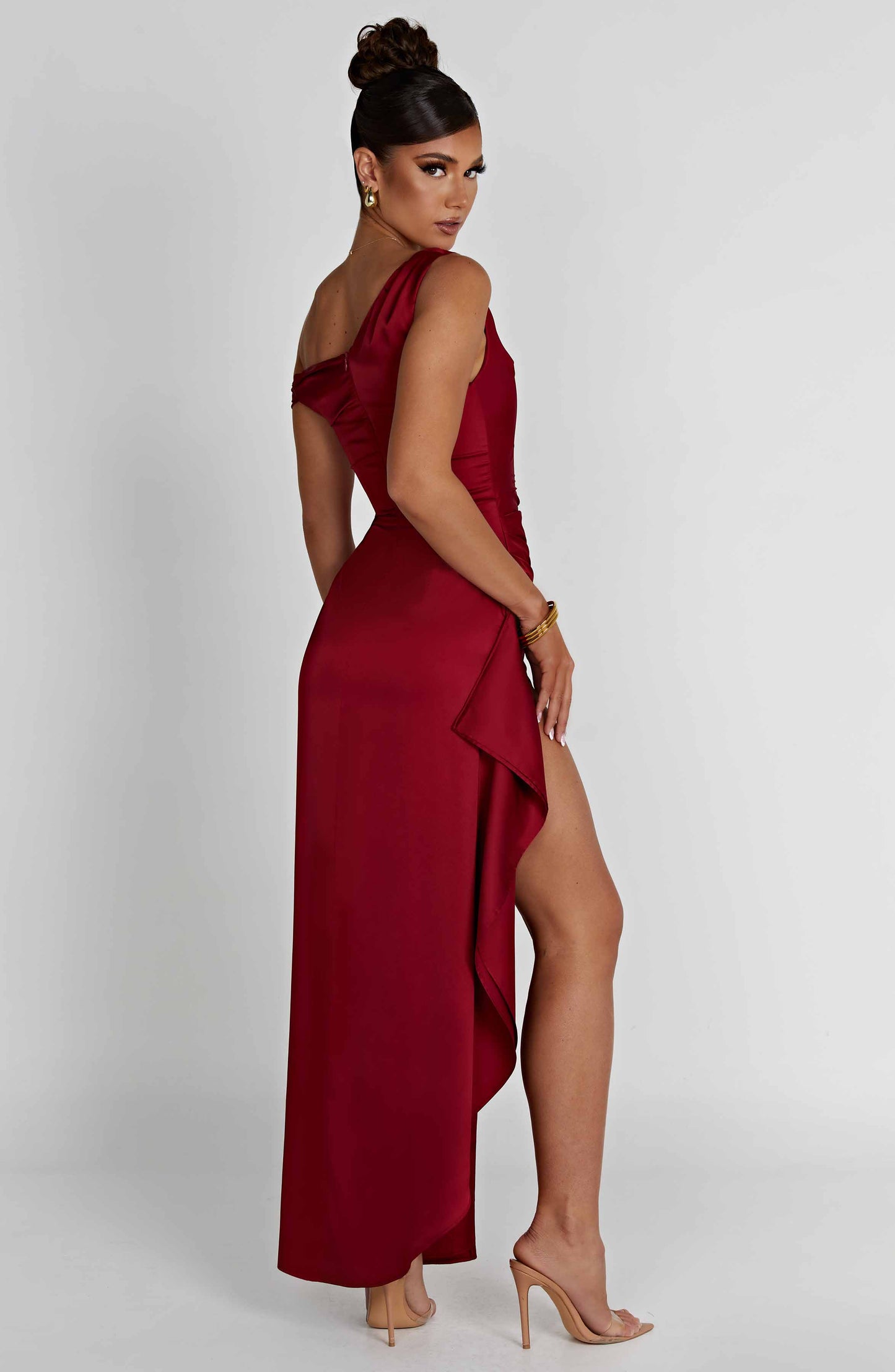 Juliene Maxi Dress - Wine - Dress - DINIBLO 