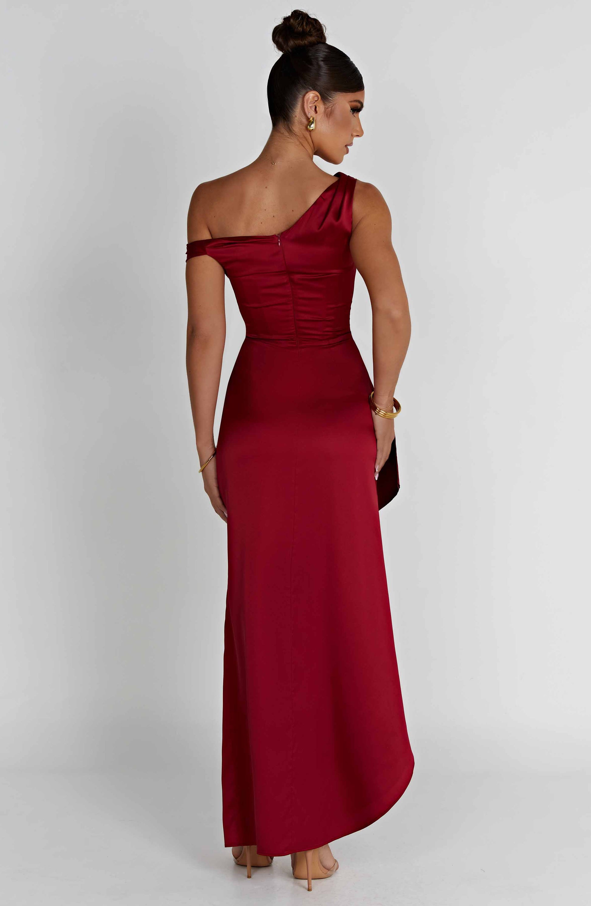 Juliene Maxi Dress - Wine - Dress - DINIBLO 