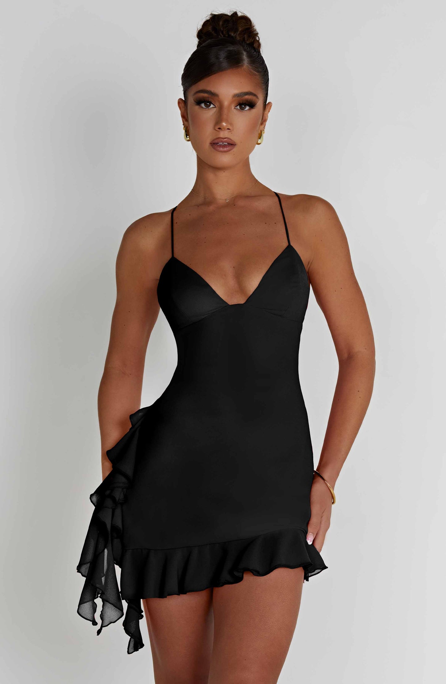 Larosa Mini Dress - Black - Dress - DINIBLO 