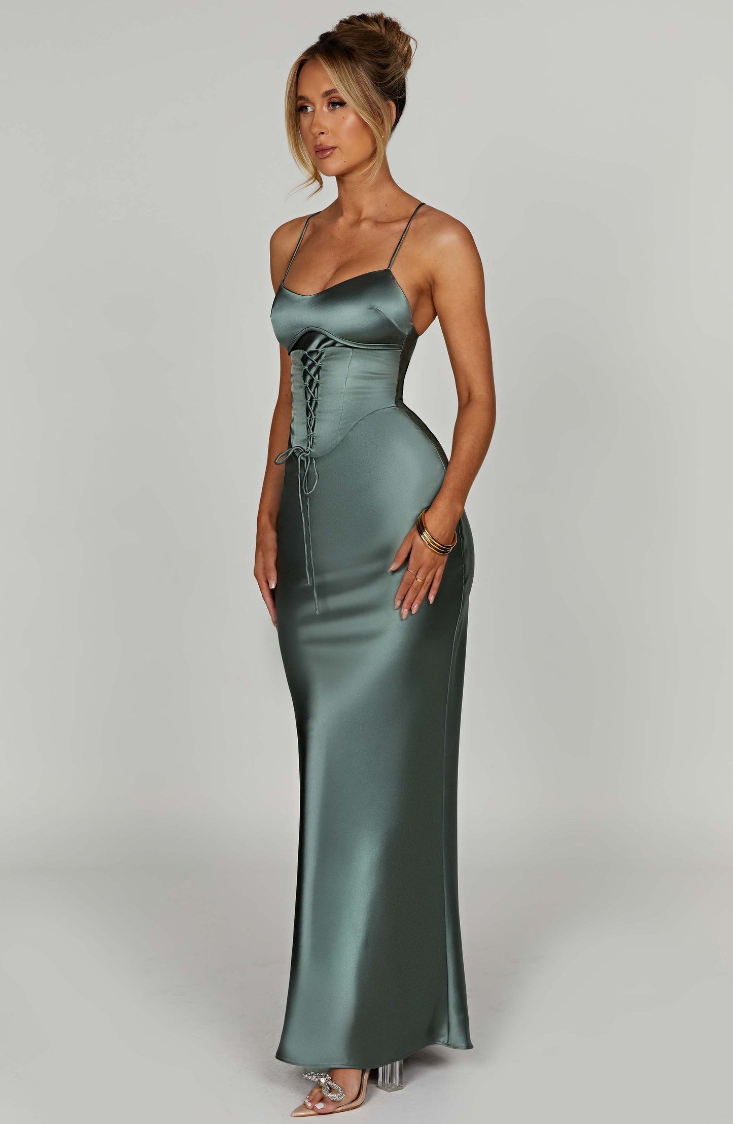 Lillia Maxi Dress - Sage - Dress - DINIBLO 