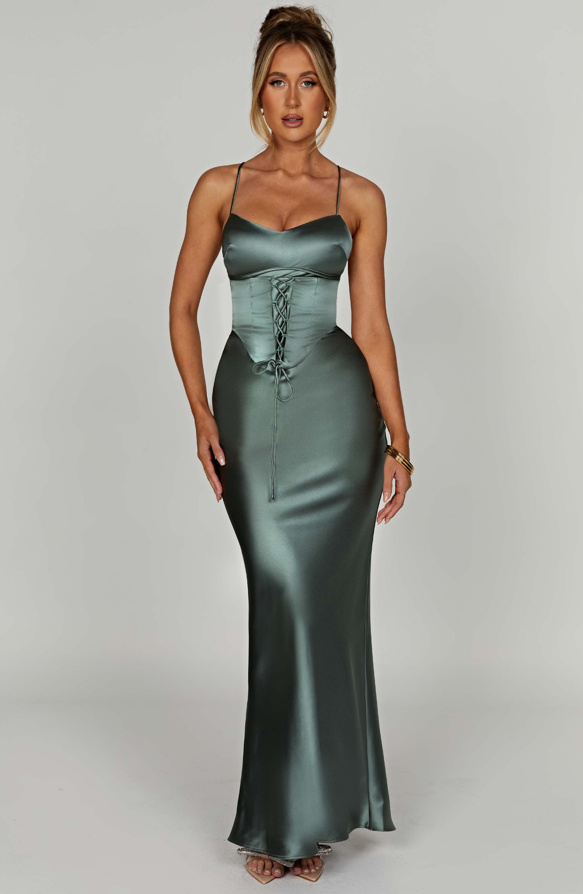 Lillia Maxi Dress - Sage - Dress - DINIBLO 