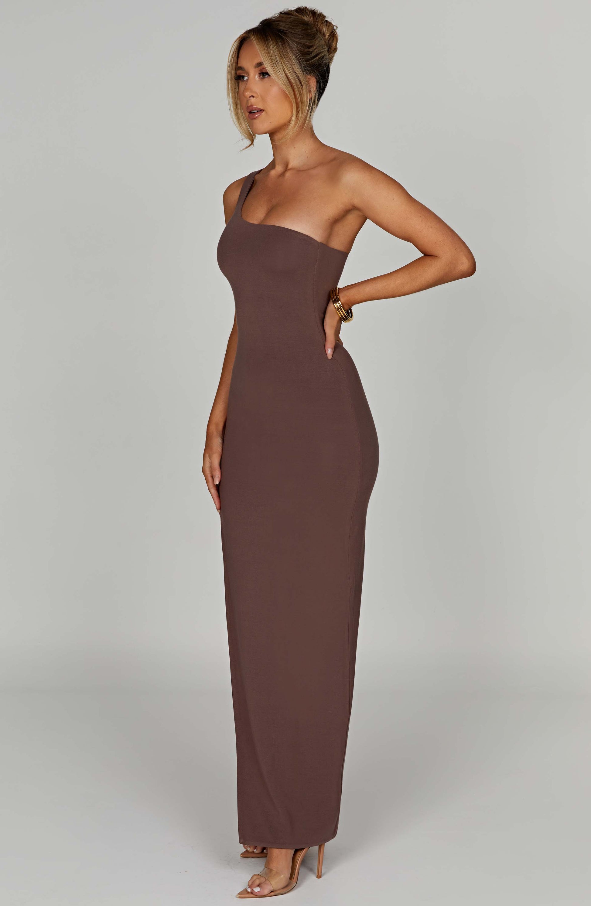 London Maxi Dress - Chocolate - Dress - DINIBLO 