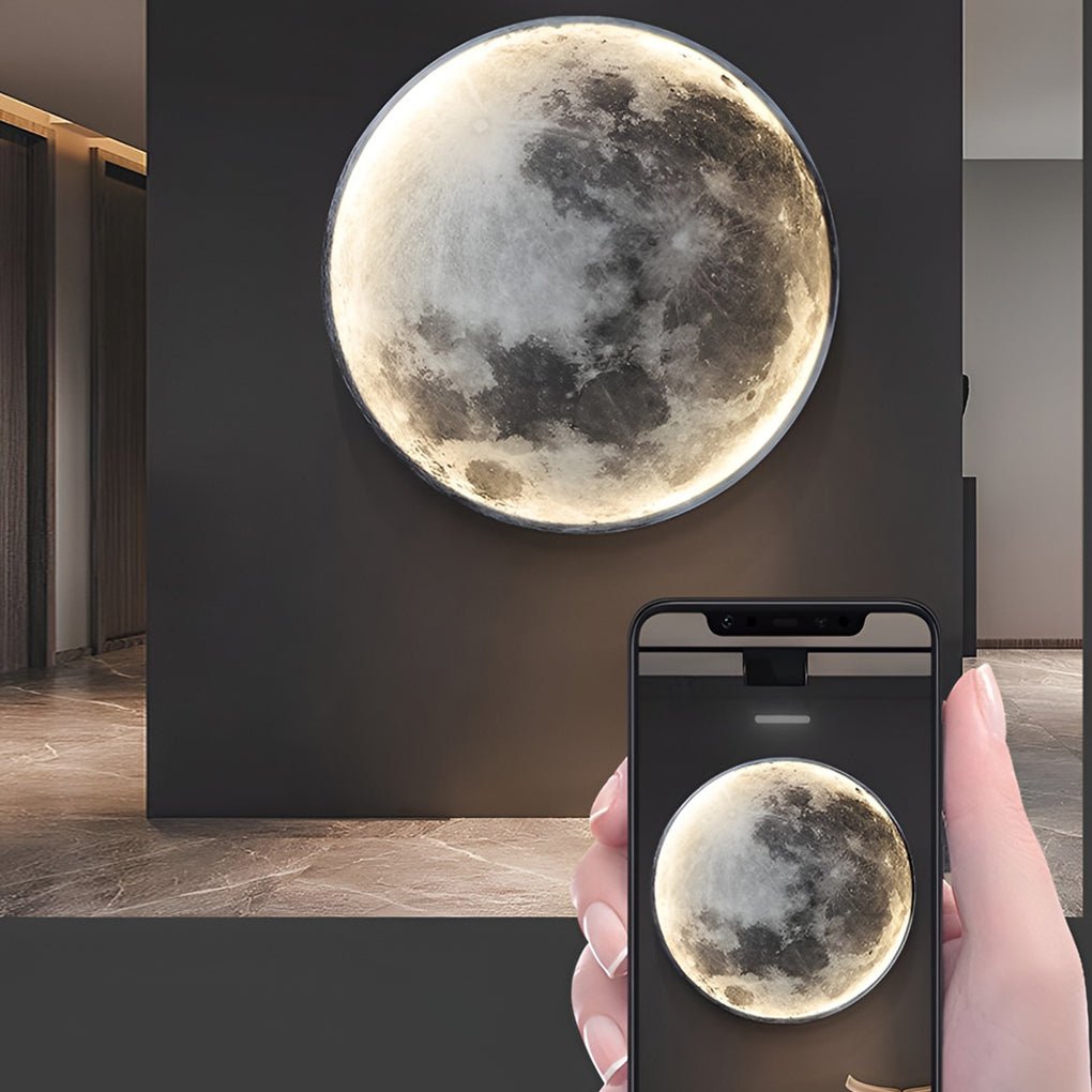 Lunar Moon Dimmable LED Modern Wall Lamp Wall Sconces Lighting Wall Lights - Lighting > Wall Lights > Wall sconces - DINIBLO 