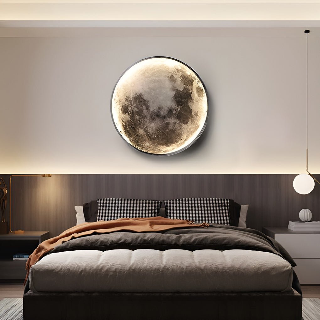 Lunar Moon Dimmable LED Modern Wall Lamp Wall Sconces Lighting Wall Lights - Lighting > Wall Lights > Wall sconces - DINIBLO 