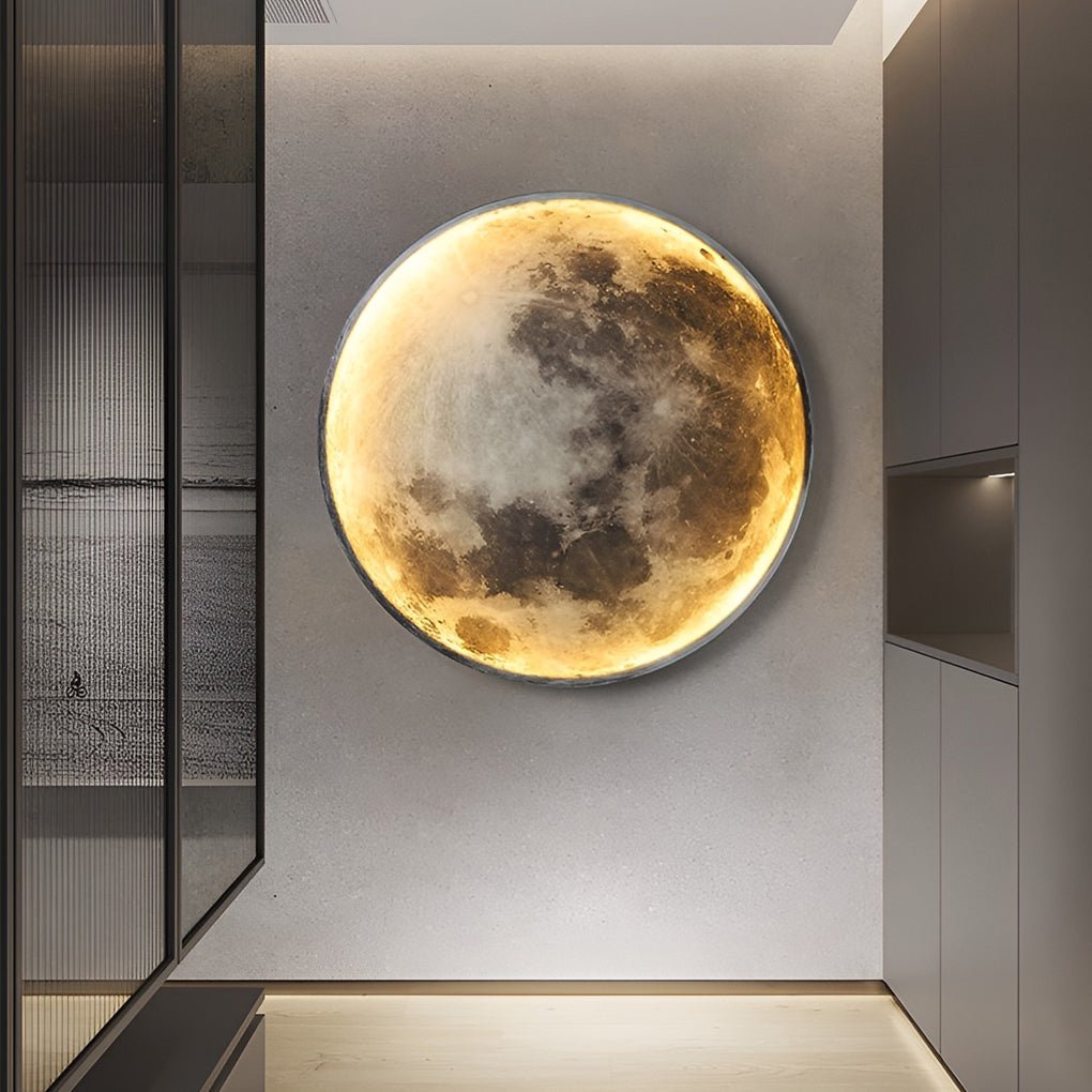 Lunar Moon Dimmable LED Modern Wall Lamp Wall Sconces Lighting Wall Lights - Lighting > Wall Lights > Wall sconces - DINIBLO 