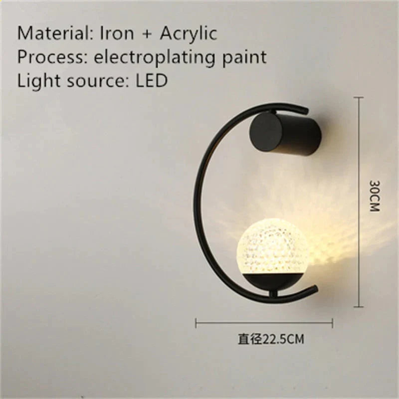 Luxury creative LED Bedside wall lamp - Wall Light - DINIBLO 