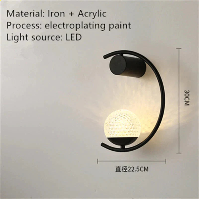 Luxury creative LED Bedside wall lamp - Wall Light - DINIBLO 