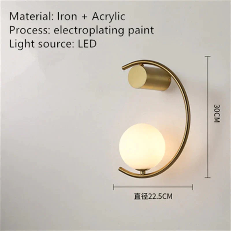 Luxury creative LED Bedside wall lamp - Wall Light - DINIBLO 