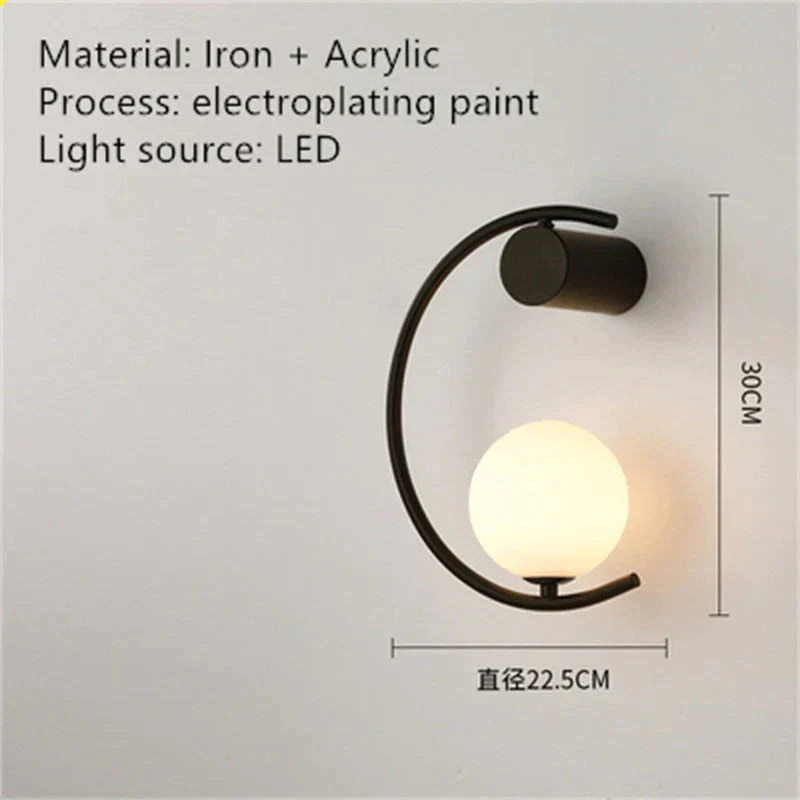 Luxury creative LED Bedside wall lamp - Wall Light - DINIBLO 