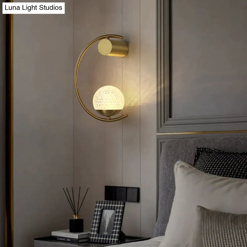 Luxury creative LED Bedside wall lamp