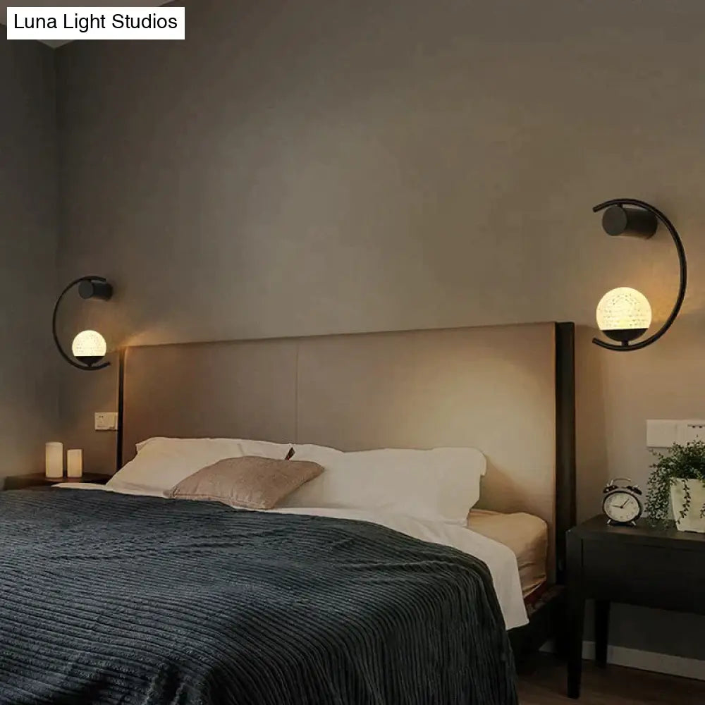 Luxury creative LED Bedside wall lamp