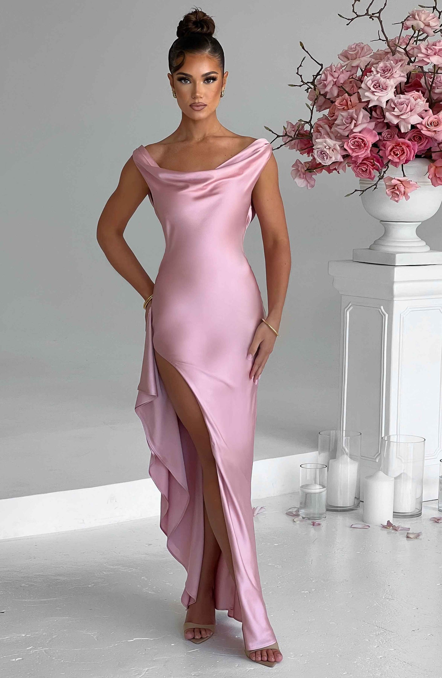 Marilyn Maxi Dress - Blush - Dress - DINIBLO 