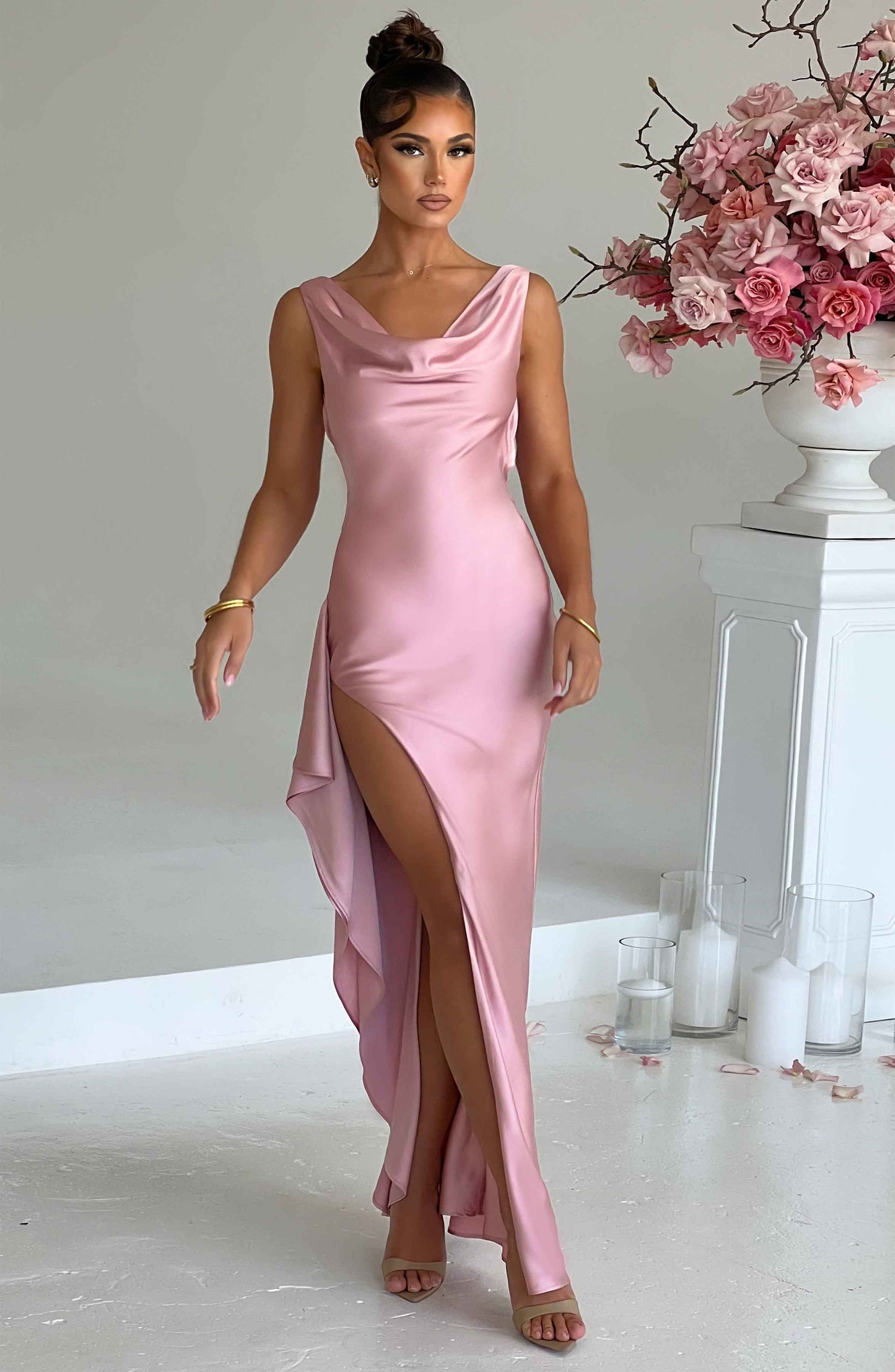 Marilyn Maxi Dress - Blush - Dress - DINIBLO 