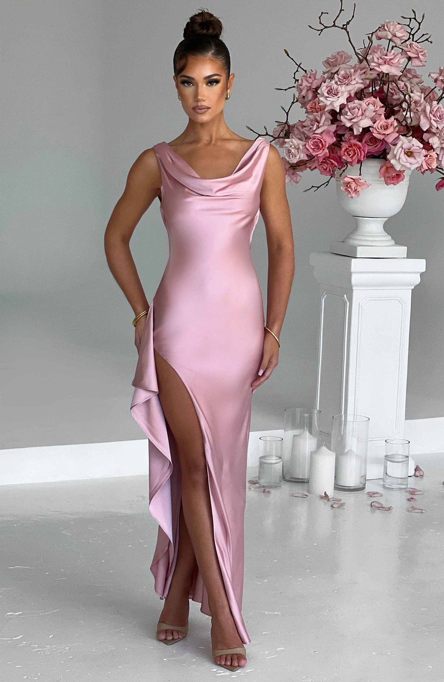 Marilyn Maxi Dress - Blush - Dress - DINIBLO 