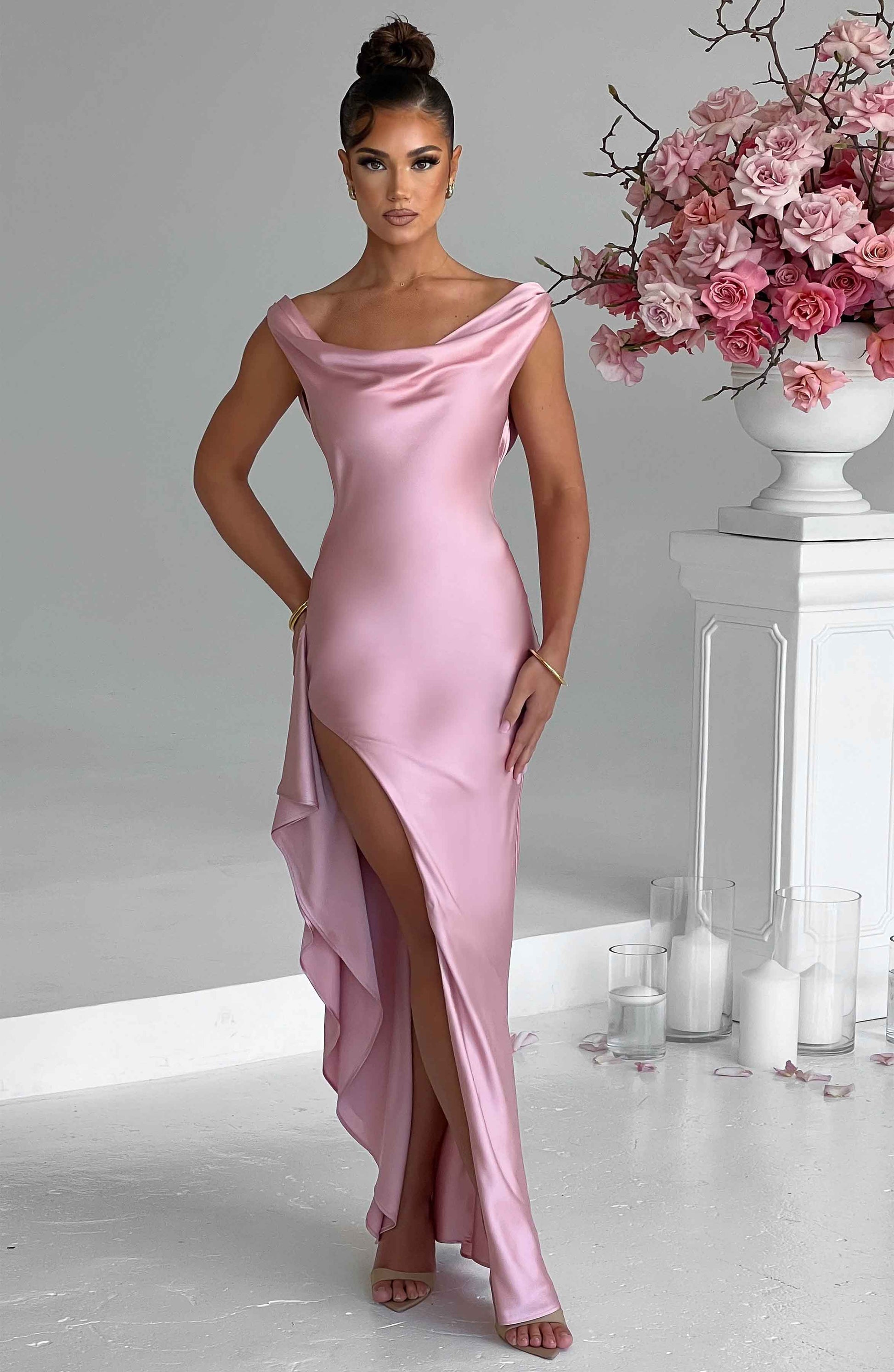 Marilyn Maxi Dress - Blush - Dress - DINIBLO 