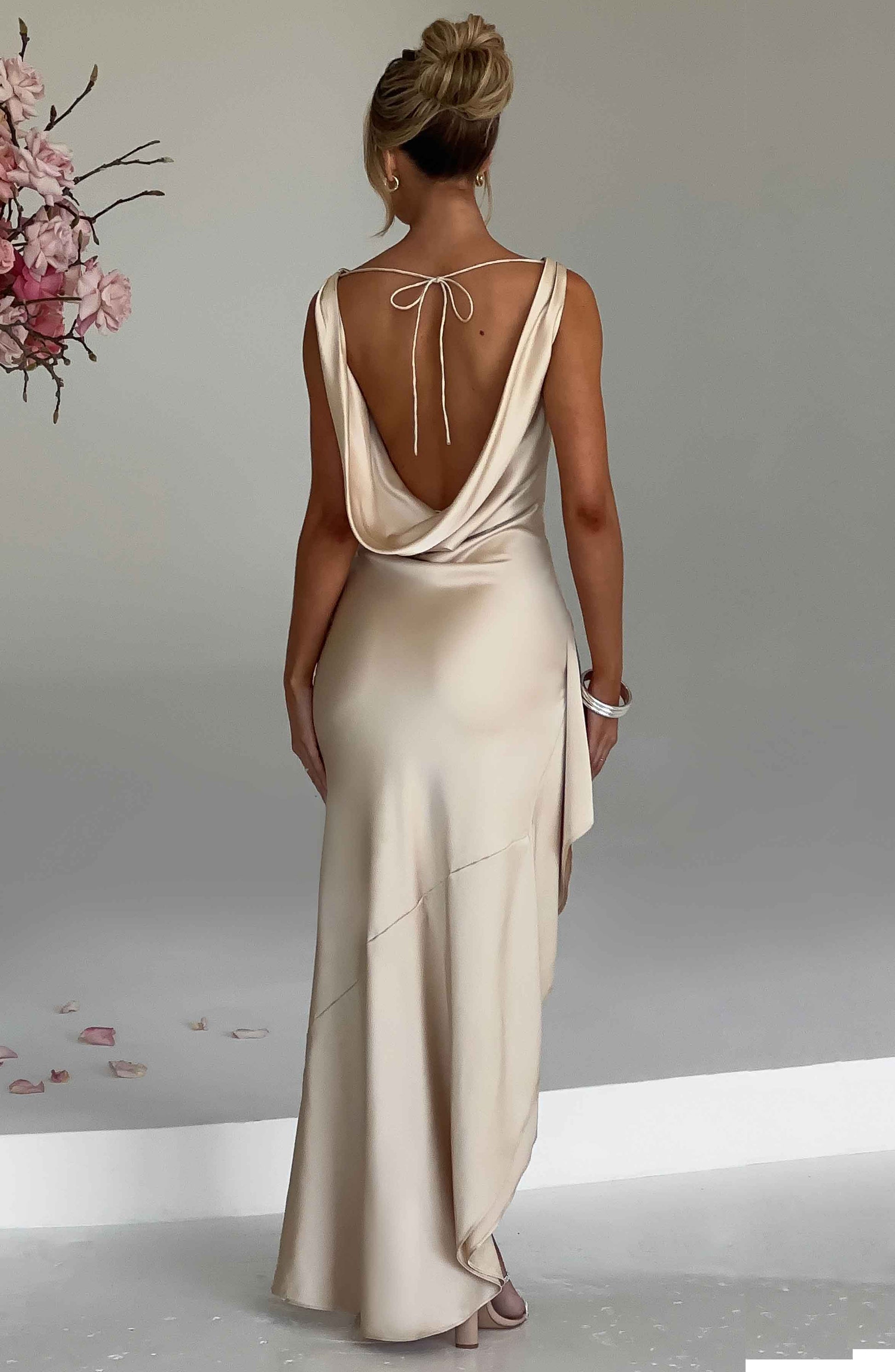 Marilyn Maxi Dress - Champagne - Dress - DINIBLO 