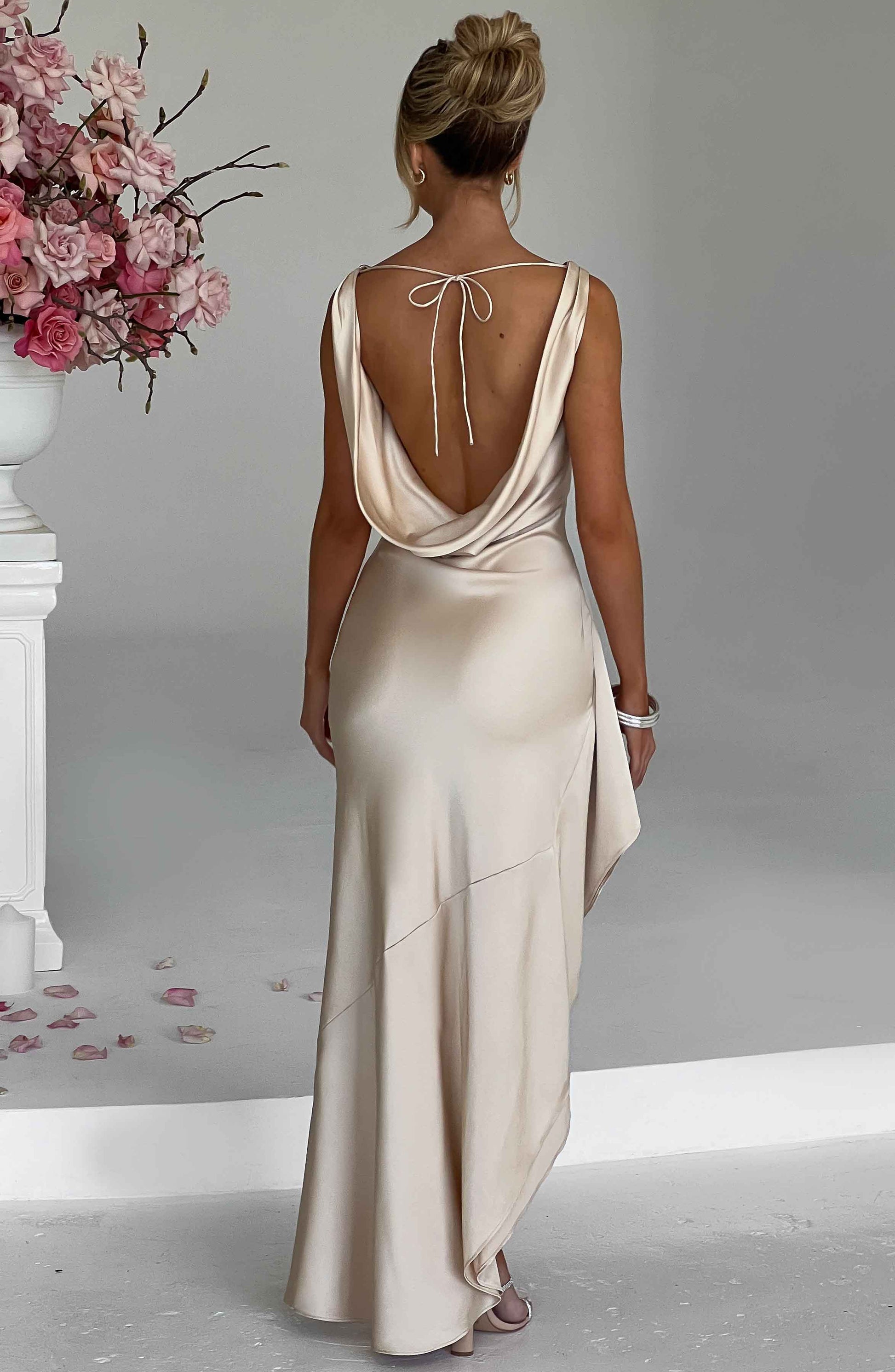 Marilyn Maxi Dress - Champagne - Dress - DINIBLO 