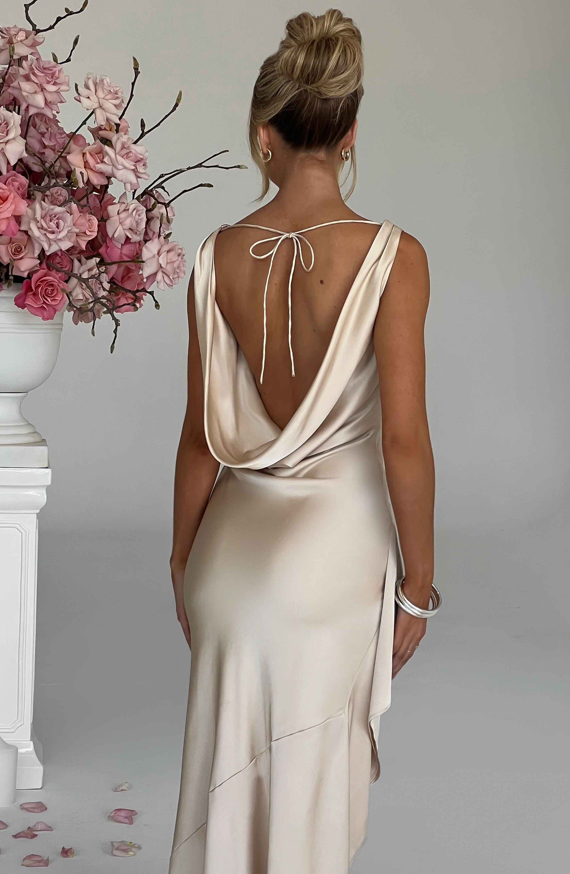 Marilyn Maxi Dress - Champagne - Dress - DINIBLO 