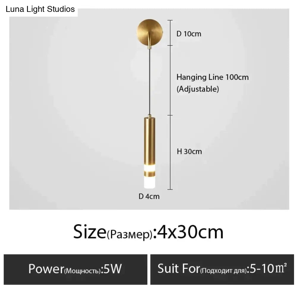 Minimalist Creative Luxury  Bedroom bedside wall lamp with spotlight - Wall Lamp - DINIBLO 