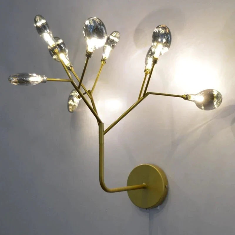 Modern firefly Tree Branch LED Wall Light for Bedroom Study Room - Wall Light - DINIBLO 