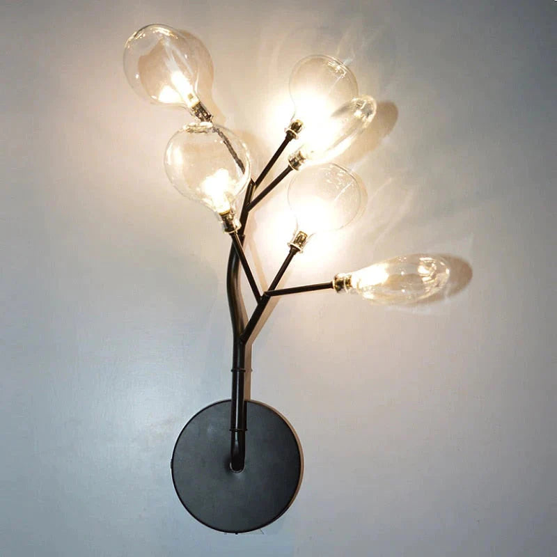 Modern firefly Tree Branch LED Wall Light for Bedroom Study Room - Wall Light - DINIBLO 