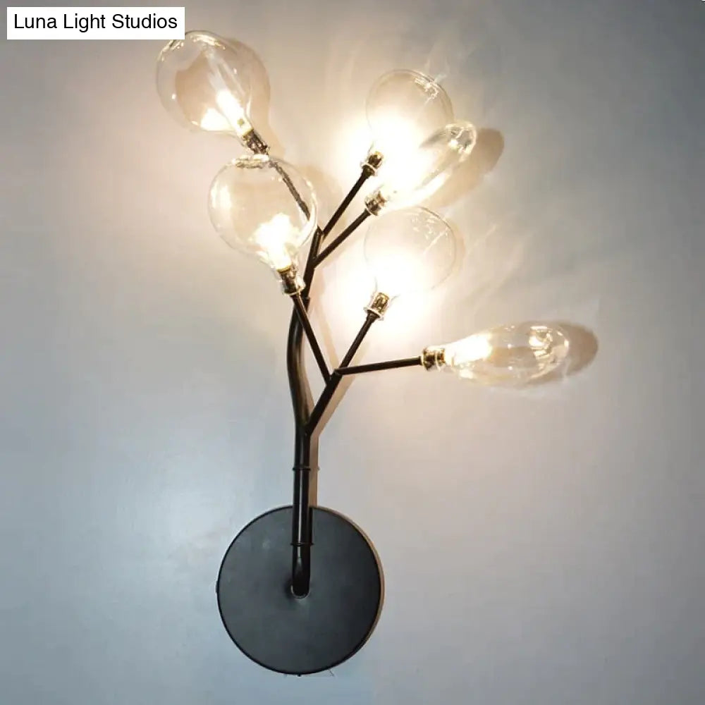 Modern firefly Tree Branch LED Wall Light for Bedroom Study Room - Wall Light - DINIBLO 