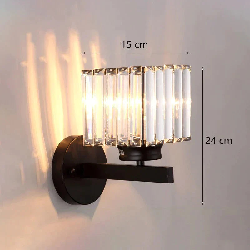 Modern Minimalist Wall Lamp with Glass Shade for Bedside Lighting Living Room Lighting - Wall Light - DINIBLO 