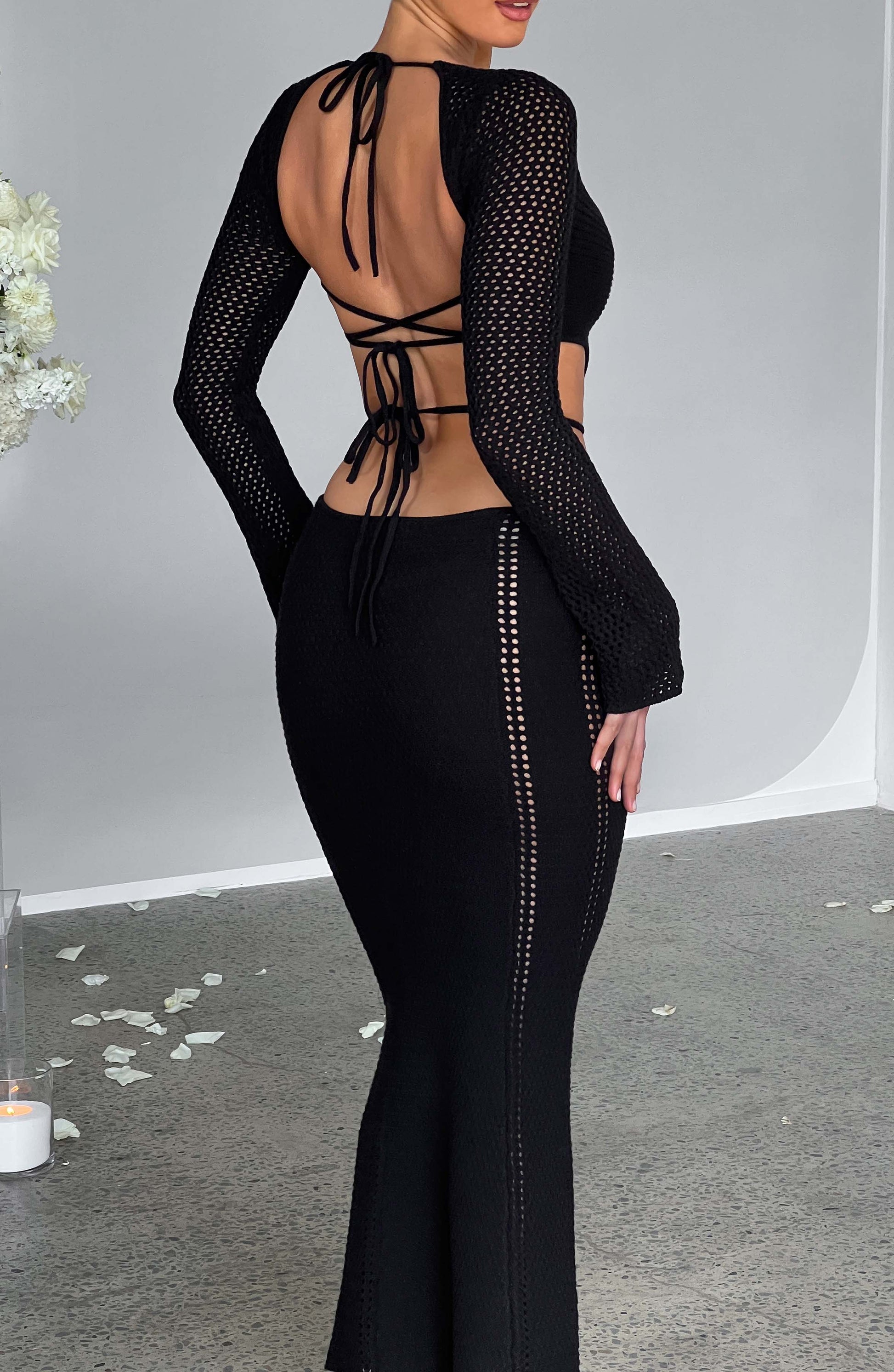 Nadine Maxi Dress - Black - Dress - DINIBLO 