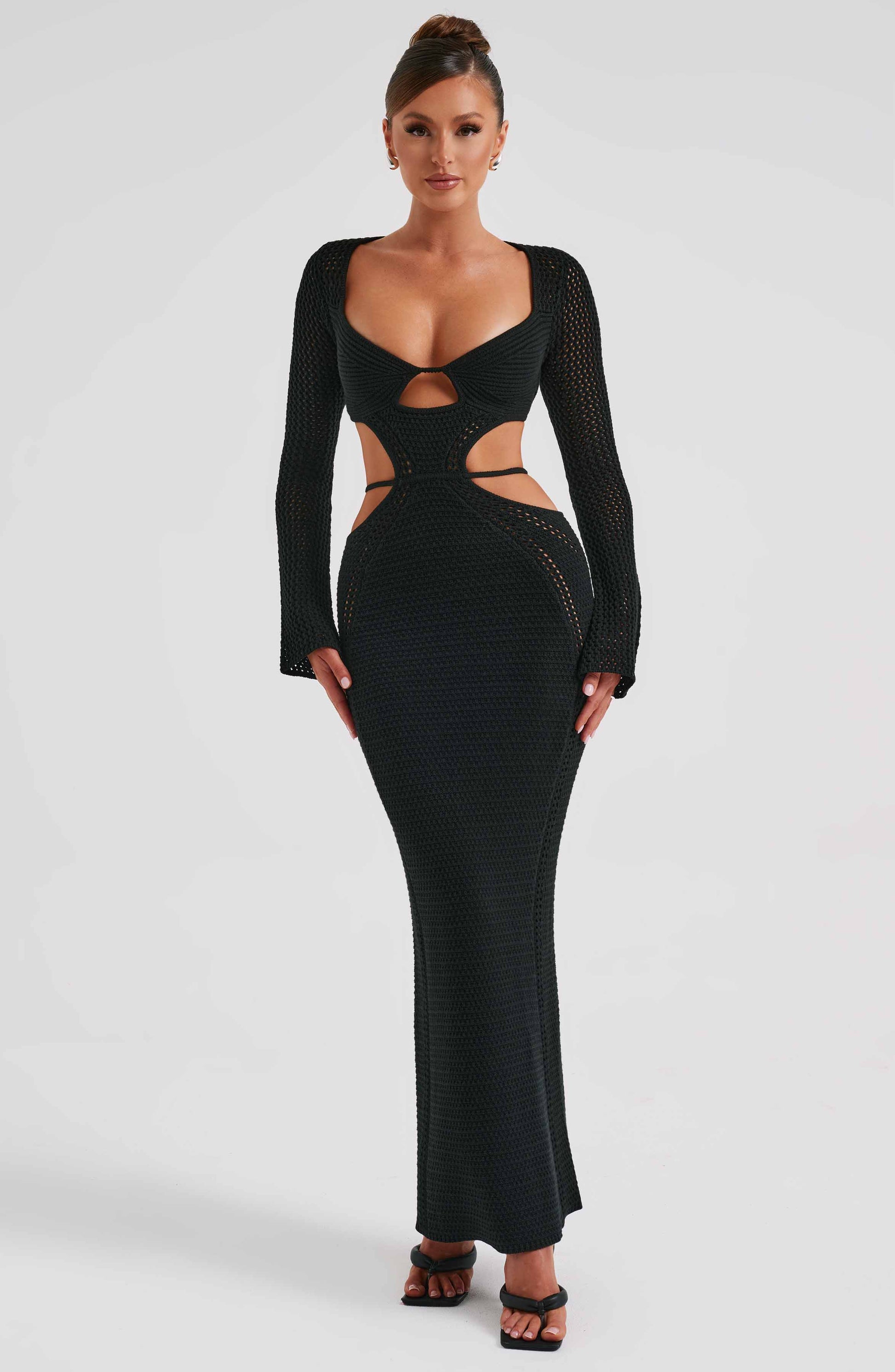 Nadine Maxi Dress - Black - Dress - DINIBLO 