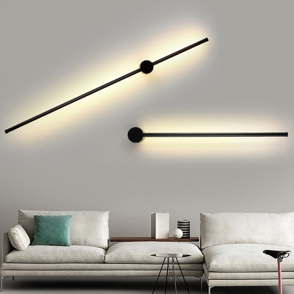 Nordic Linear Ultra-thin Long Strip LED Wall Lamp for Bedside Background Wall - Lighting > Wall Lights > LED Wall Lights - DINIBLO 