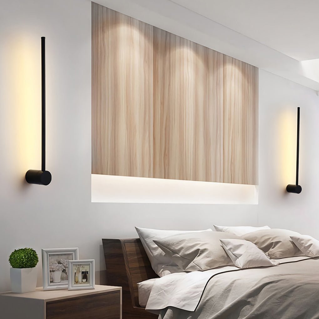 Nordic Linear Ultra-thin Long Strip LED Wall Lamp for Bedside Background Wall - Lighting > Wall Lights > LED Wall Lights - DINIBLO 