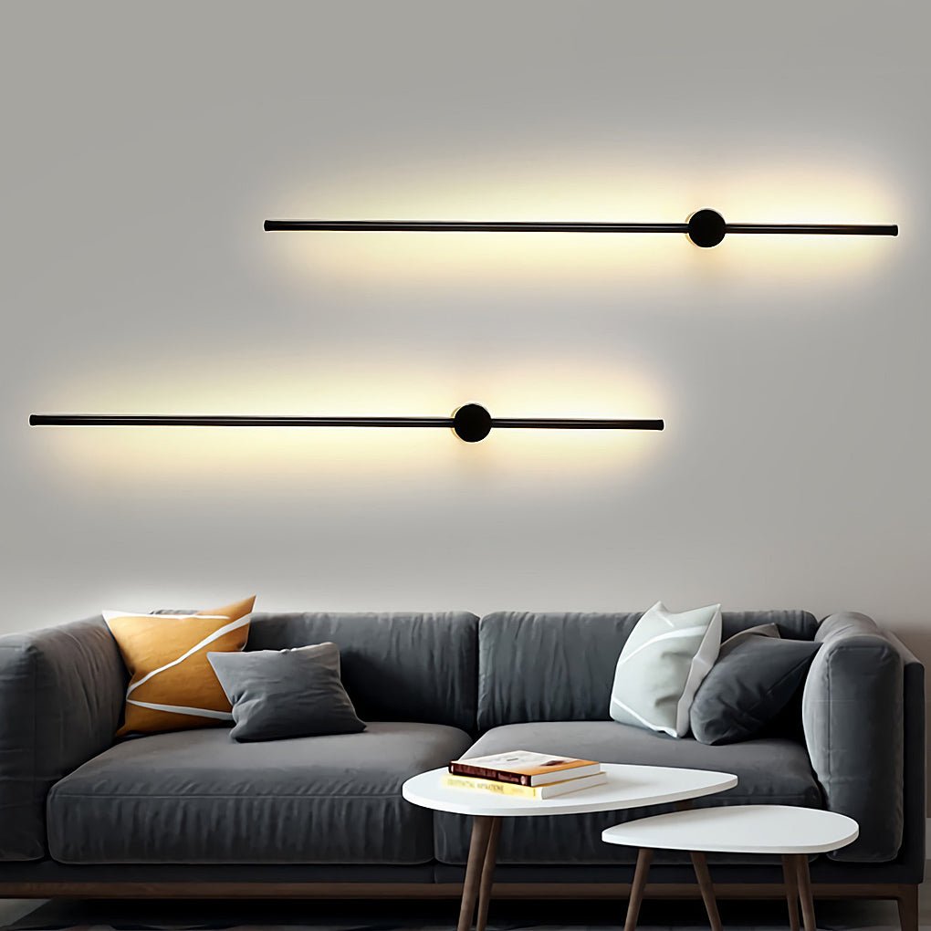 Nordic Linear Ultra-thin Long Strip LED Wall Lamp for Bedside Background Wall - Lighting > Wall Lights > LED Wall Lights - DINIBLO 