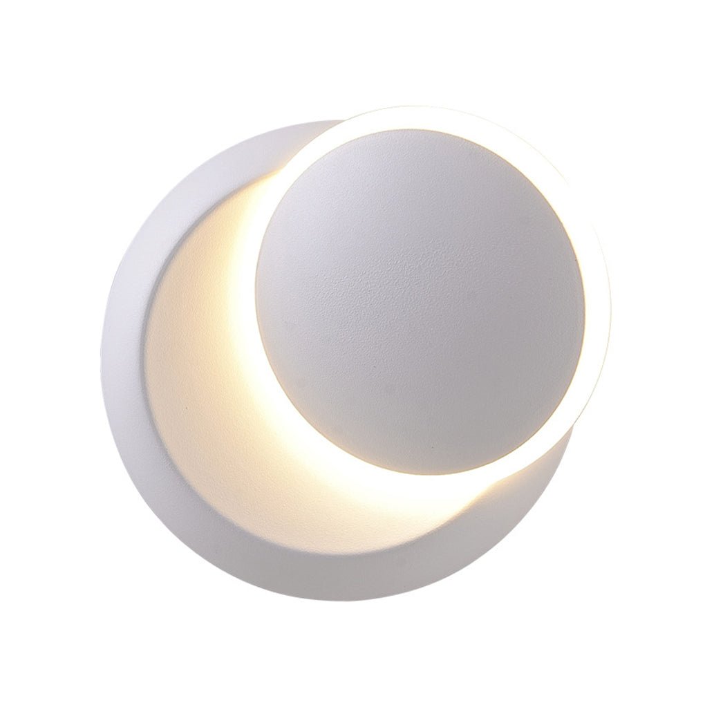 Nordic Minimalist LED Rotatable Round Wall Lights for Living Room Dining Room Cafe - Lighting > Wall Lights > Wall sconces - DINIBLO 