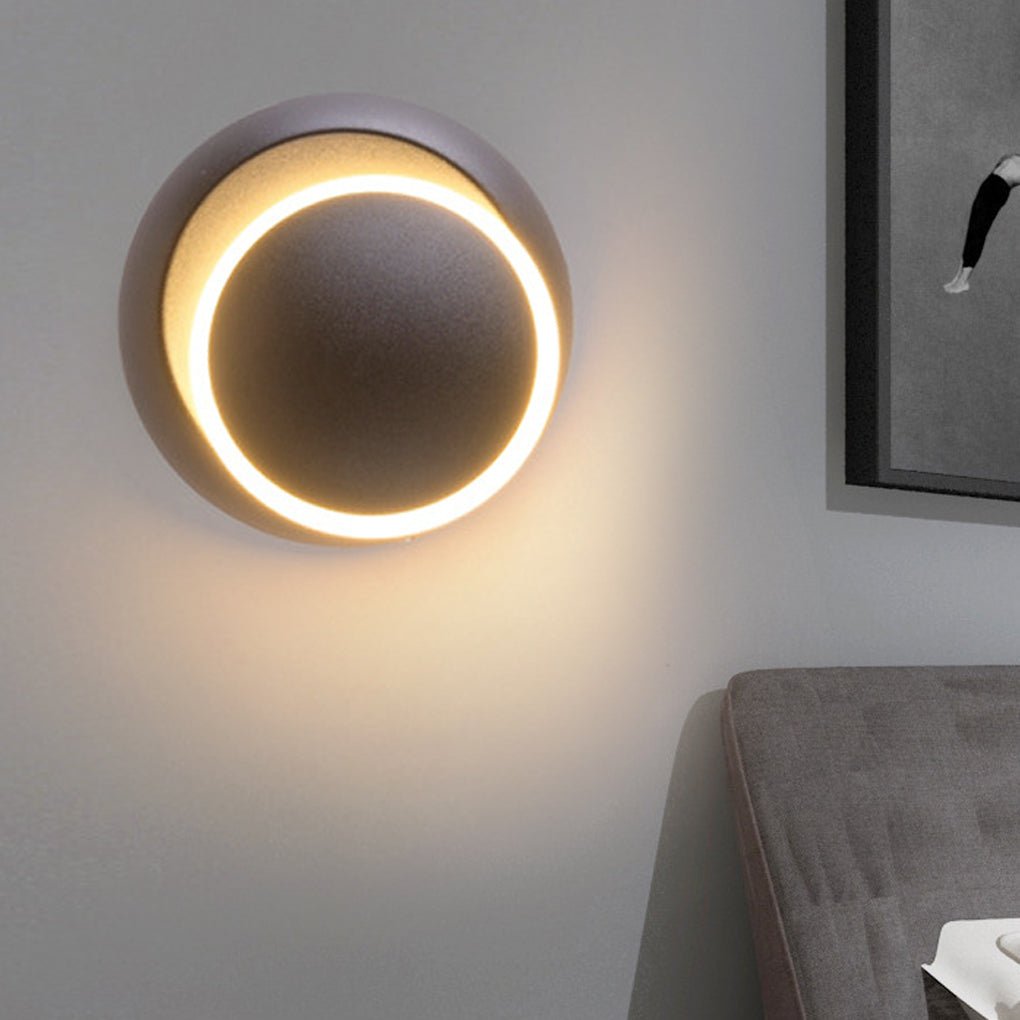 Nordic Minimalist LED Rotatable Round Wall Lights for Living Room Dining Room Cafe - Lighting > Wall Lights > Wall sconces - DINIBLO 