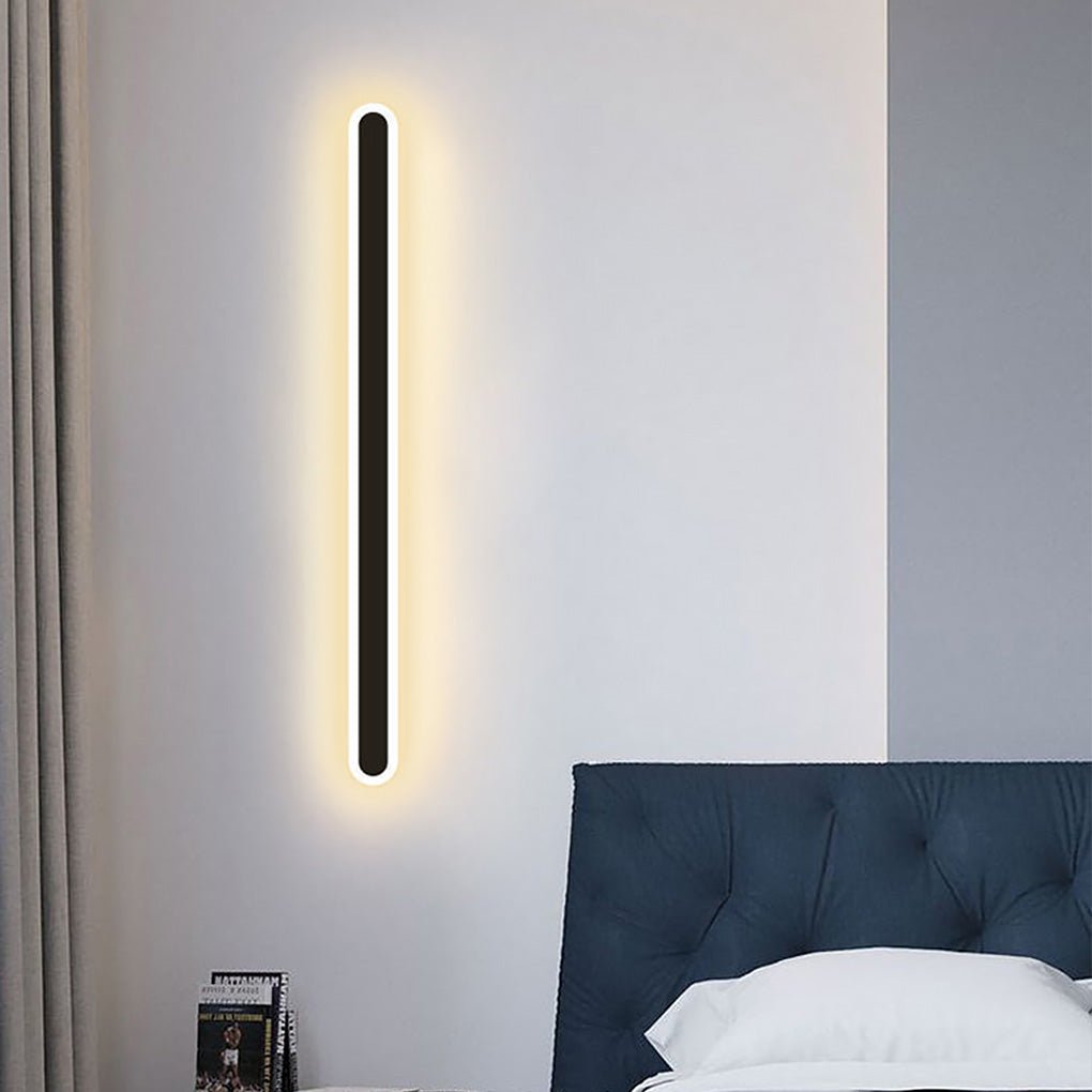 Nordic Minimalist Strip LED Aisle Bedside Living Room Background Wall Sconces - Lighting > Wall Lights > LED Wall Lights - DINIBLO 