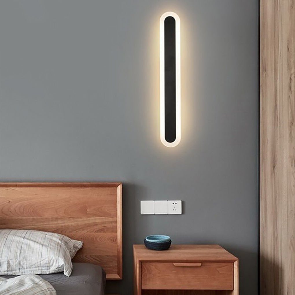 Nordic Minimalist Strip LED Aisle Bedside Living Room Background Wall Sconces - Lighting > Wall Lights > LED Wall Lights - DINIBLO 