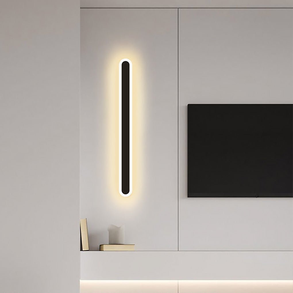 Nordic Minimalist Strip LED Aisle Bedside Living Room Background Wall Sconces - Lighting > Wall Lights > LED Wall Lights - DINIBLO 