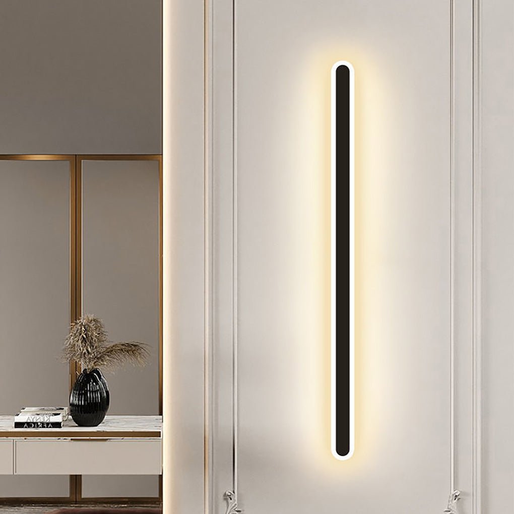 Nordic Minimalist Strip LED Aisle Bedside Living Room Background Wall Sconces - Lighting > Wall Lights > LED Wall Lights - DINIBLO 