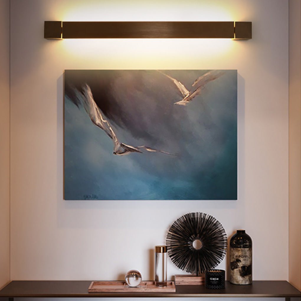 Nordic Ultra-thin Long Strip LED Bedside Background Wall Rotatable Wall Lamp - Lighting > Wall Lights > LED Wall Lights - DINIBLO 