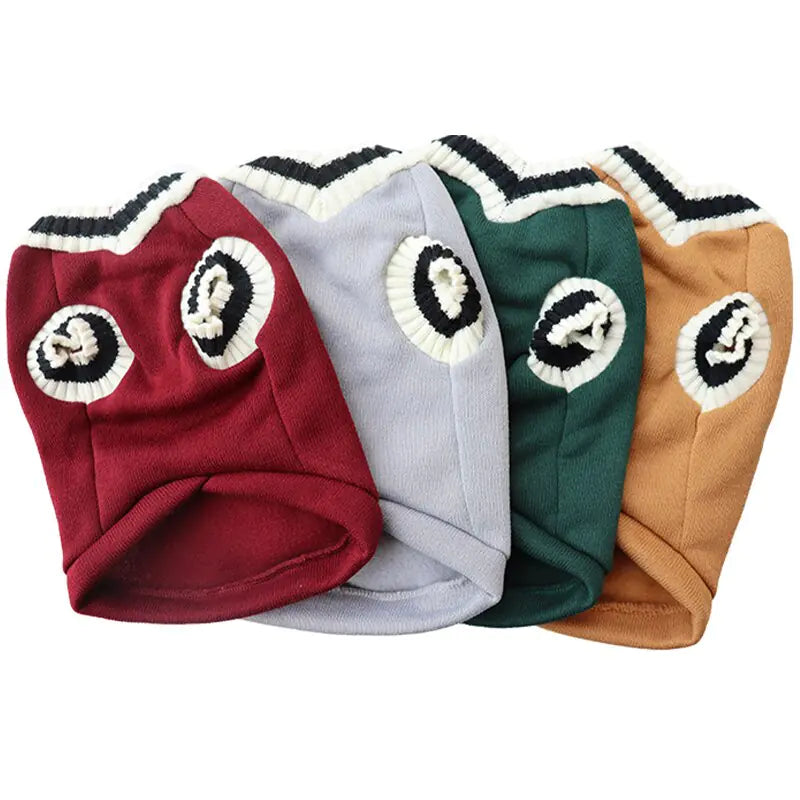 Irresistible College Style Warm Dog Clothes - Pet Fashion Coutre - DINIBLO 