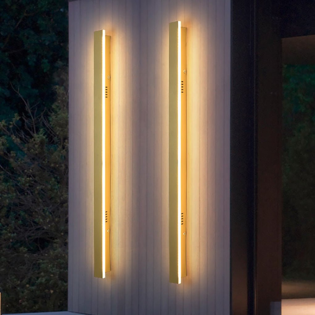 Outdoor Waterproof Rust-proof Minimalist Strip LED Wall Sconces Garden Light - Lighting > Outdoor Lighting > Outdoor Wall Lighting - DINIBLO 