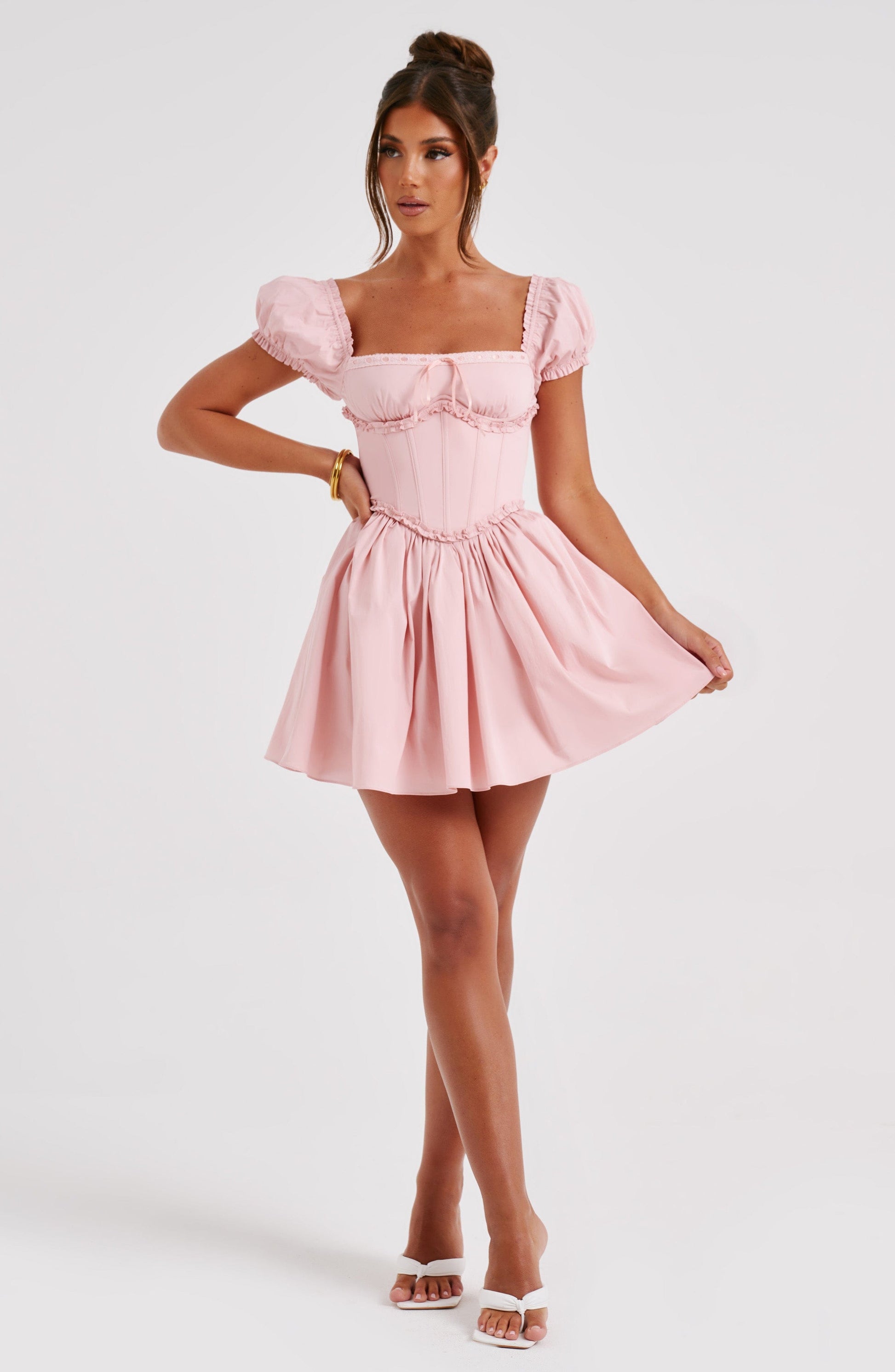 Penelope Mini Dress - Blush - Dress - DINIBLO 