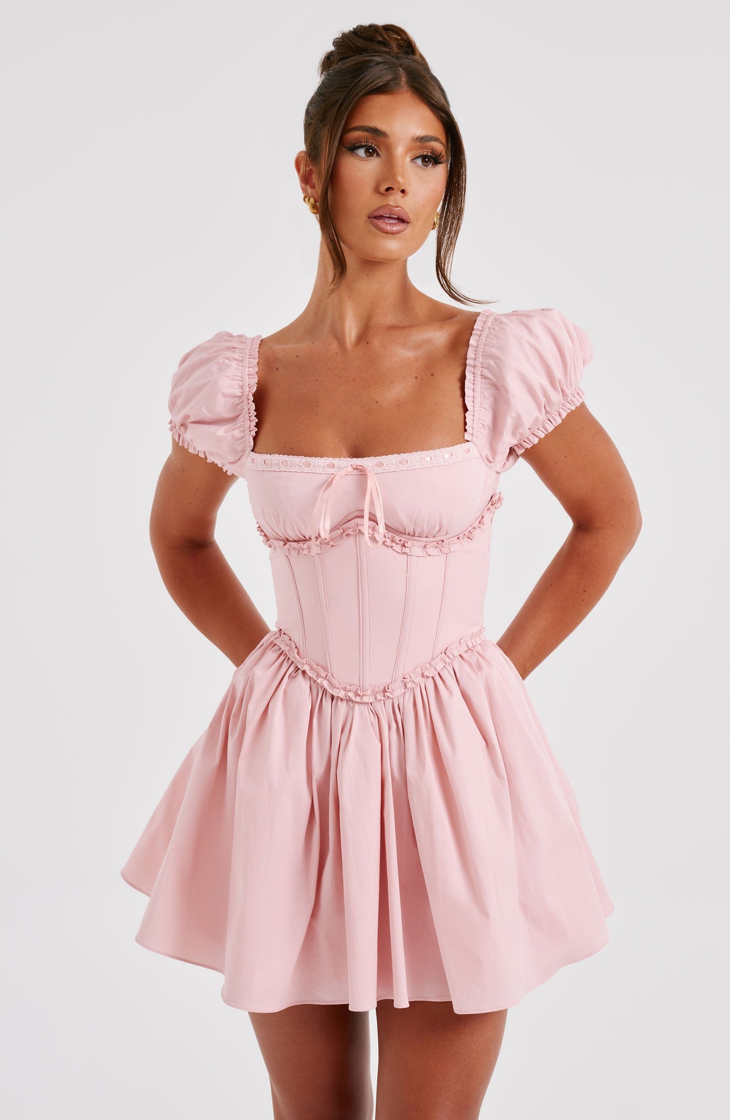 Penelope Mini Dress - Blush - Dress - DINIBLO 