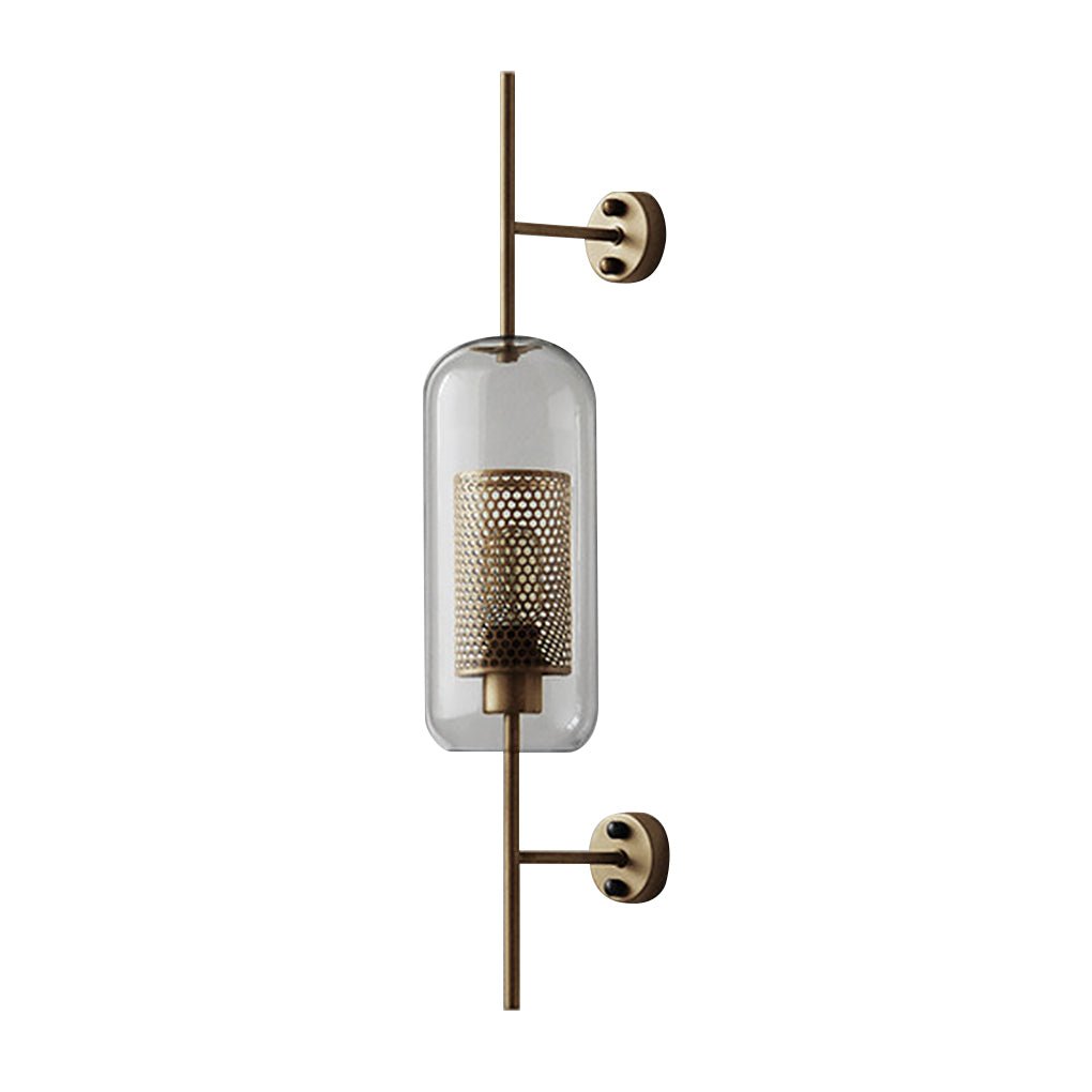 Personalized Creative Retro Industrial Style Corridor Bronze Glass Tank Wall Sconces - Lighting > Wall Lights > Wall sconces - DINIBLO 