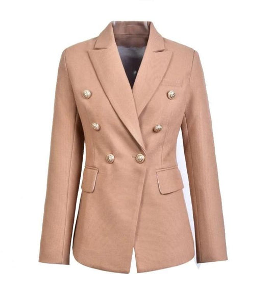 The Priscilla Slim Fit Blazer - Camel -  - DINIBLO 