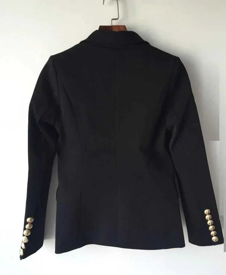 The Priscilla Slim Fit Blazer - Jet Black -  - DINIBLO 