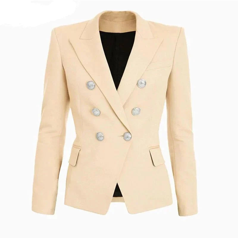 The Priscilla Slim Fit Blazer - Sand -  - DINIBLO 