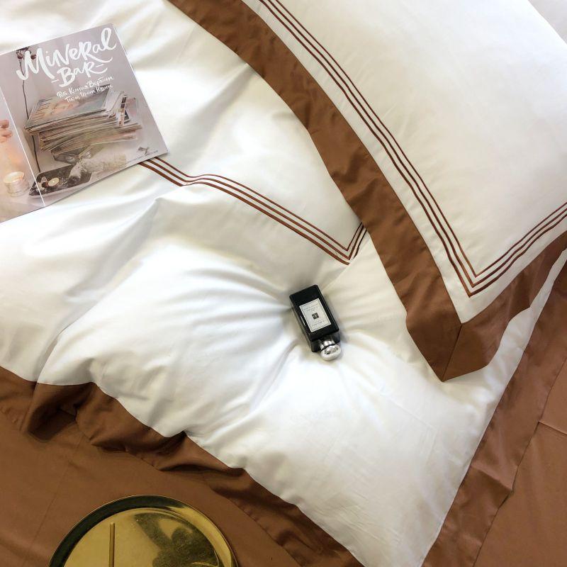 Beige Duvet Cover Set - Bed - DINIBLO 