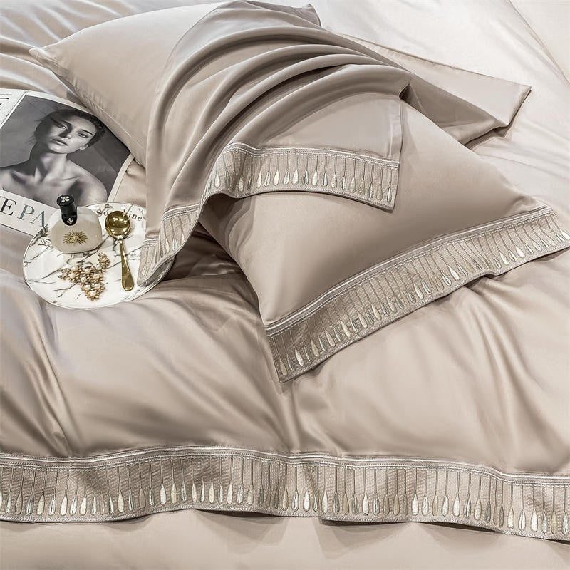 Cream Duvet Cover Set - Bed - DINIBLO 