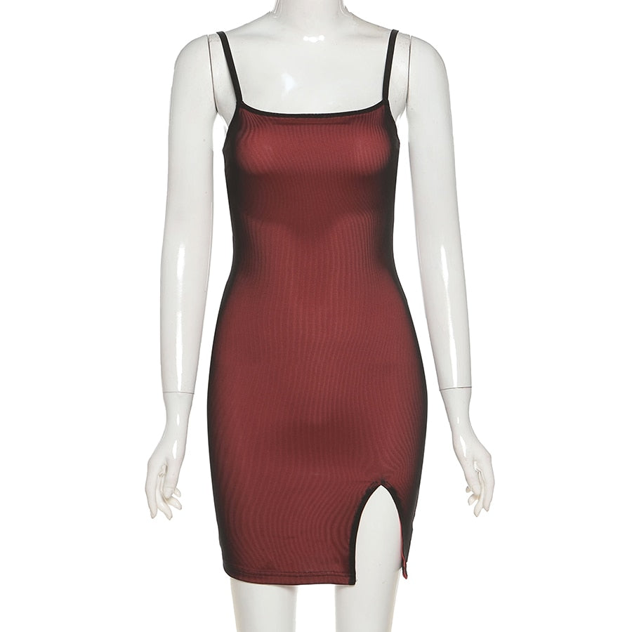 Mesh Double Layer Mini Dress - Dresses - DINIBLO 